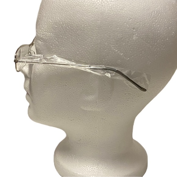 Reading Glasses +1.75 Silver 1 Piece with Cloth Case - Picture 2 of 6